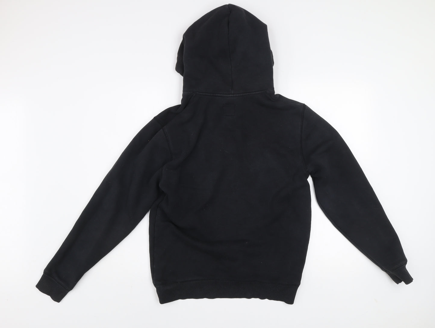 Jack Wills Men’s Black Pullover Hoodie Small Logo Fleece Sweatshirt