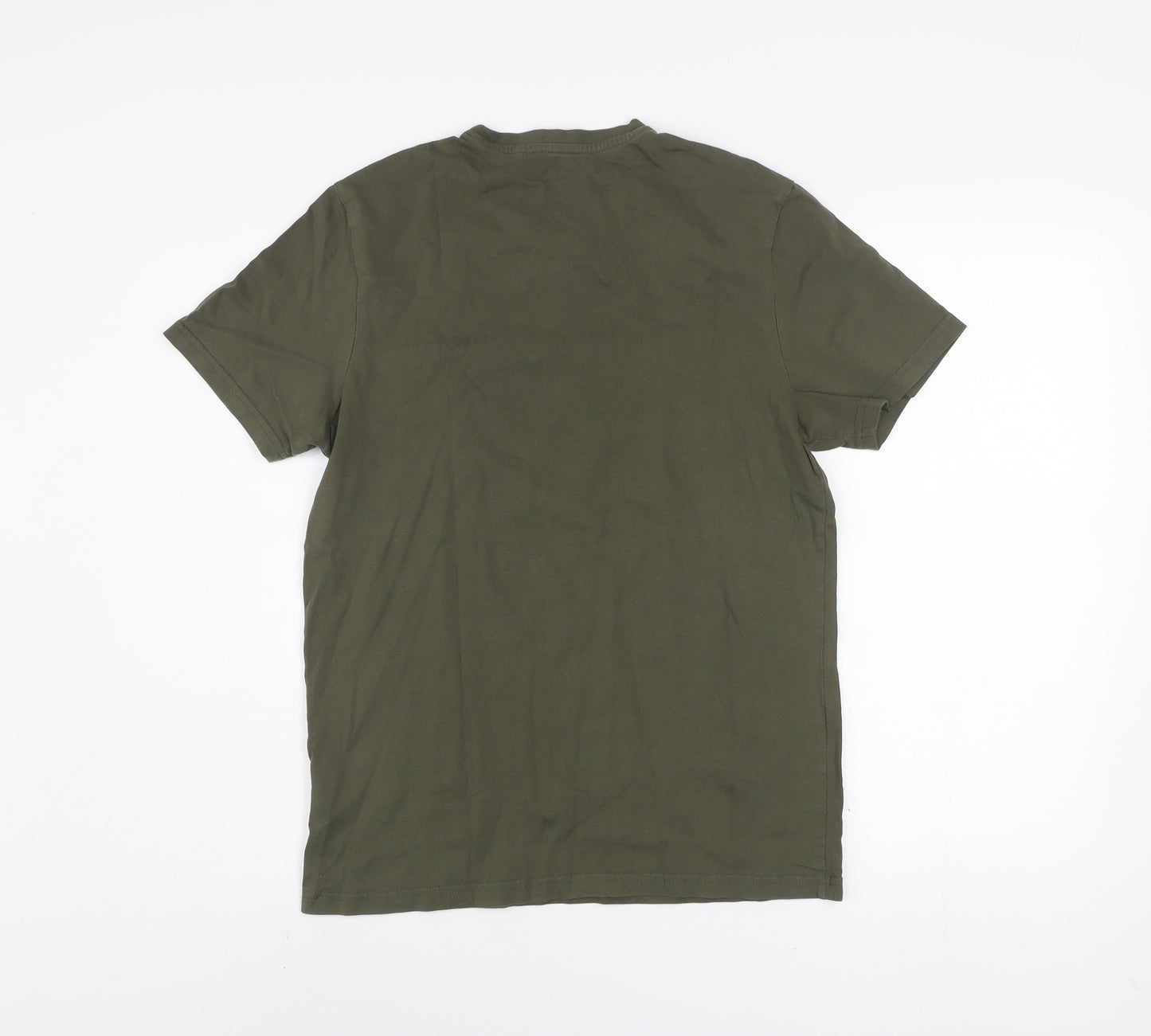 Jack Wills Men's Green Classic Fit Crew Neck T-Shirt Size S