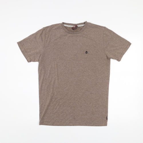 Blakely Clothing Co. Men's Brown XS Slim Fit Nautical Crew Neck T-Shirt