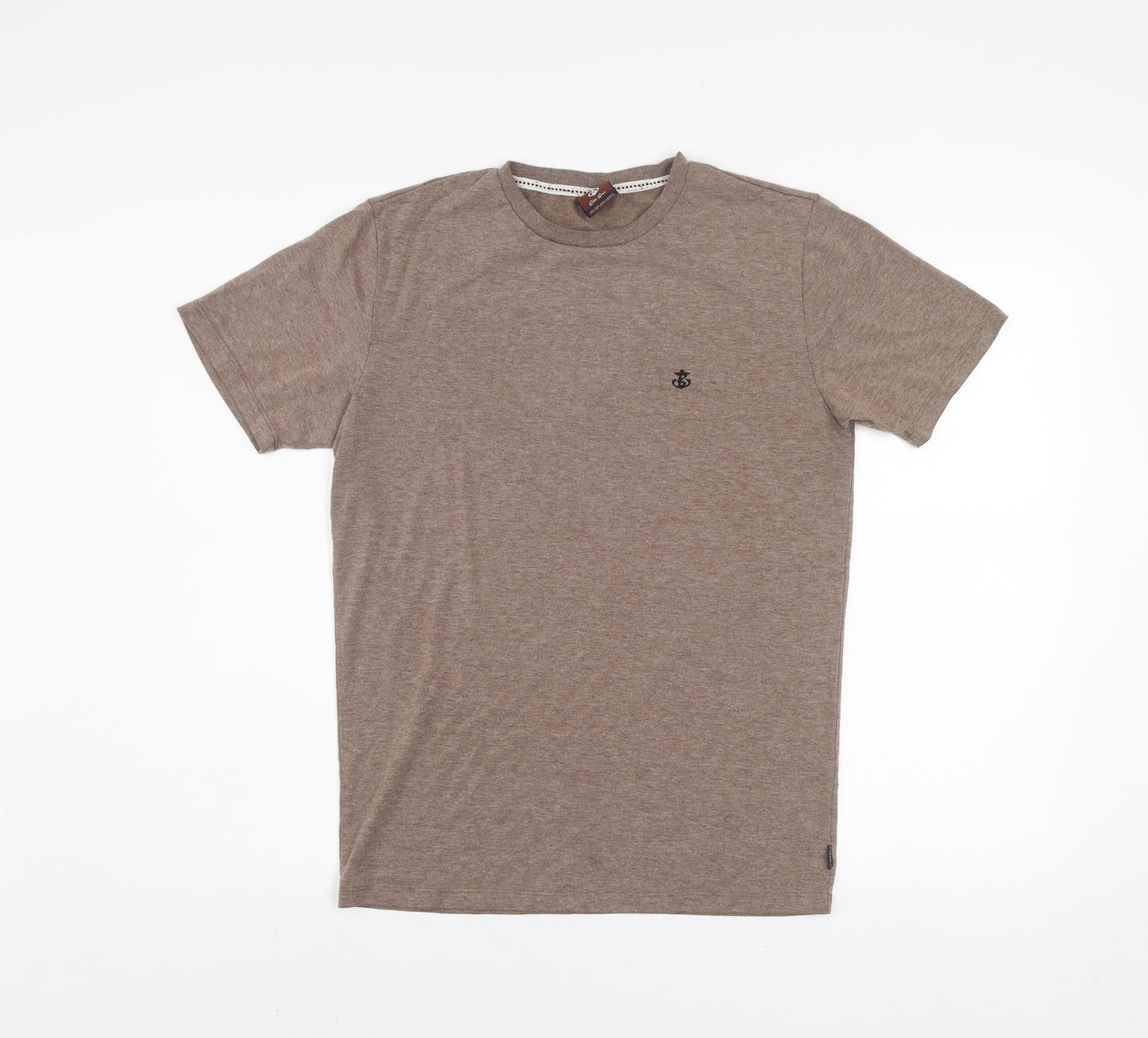 Blakely Clothing Co. Men's Brown XS Slim Fit Nautical Crew Neck T-Shirt