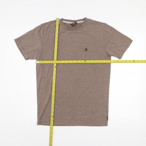 Blakely Clothing Co. Men's Brown XS Slim Fit Nautical Crew Neck T-Shirt