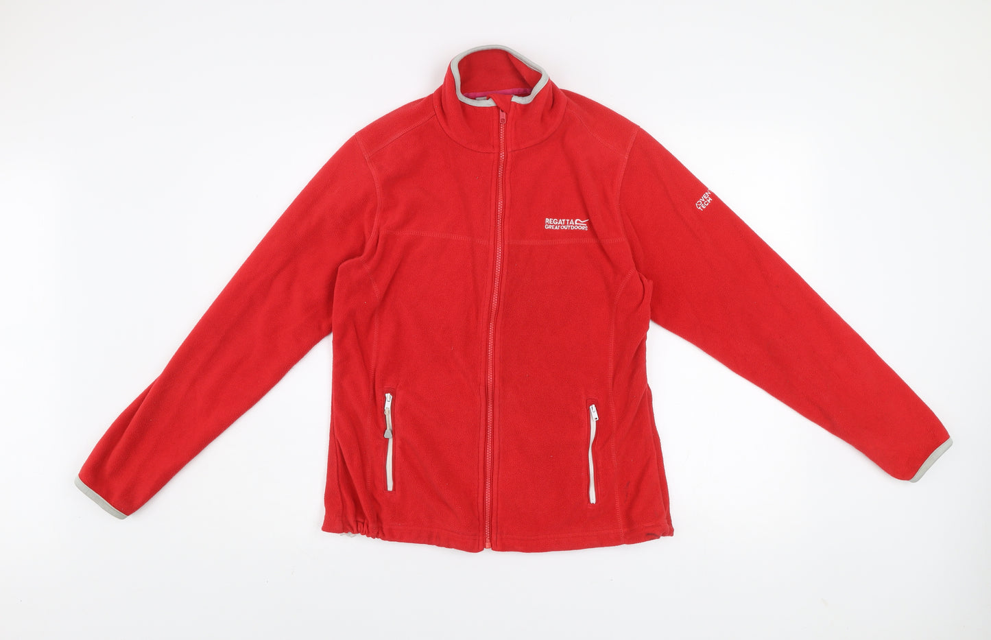 Regatta Great Outdoors Red Full Zip Fleece Jacket UK 10 Women’s