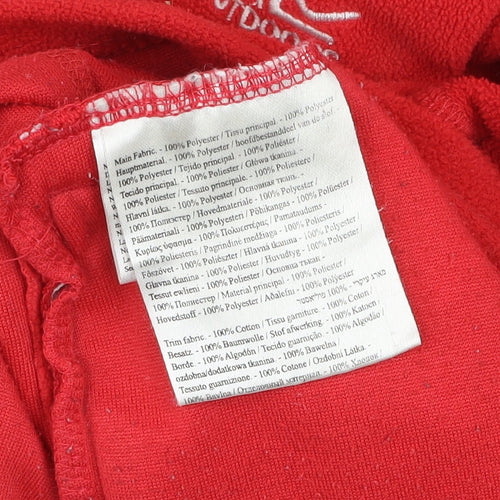 Regatta Great Outdoors Red Full Zip Fleece Jacket UK 10 Women’s