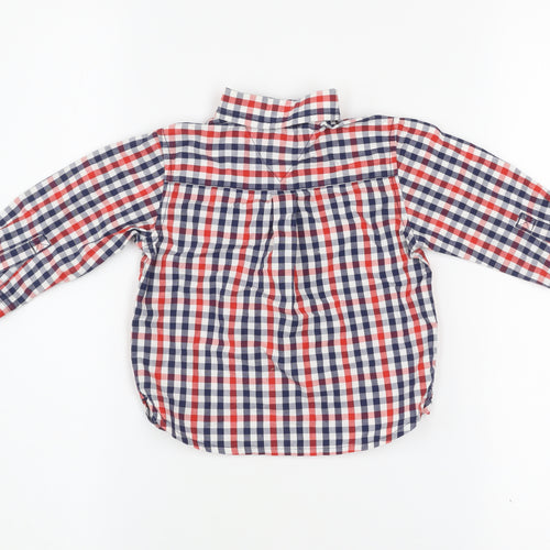 Tommy Hilfiger Baby Unisex Multicoloured Check Cotton Button-Up Shirt 12M