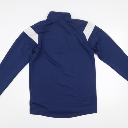 Umbro Men’s Blue 1/4 Zip Sports Training Sweatshirt M