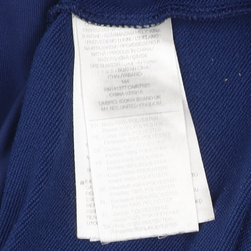 Umbro Men’s Blue 1/4 Zip Sports Training Sweatshirt M
