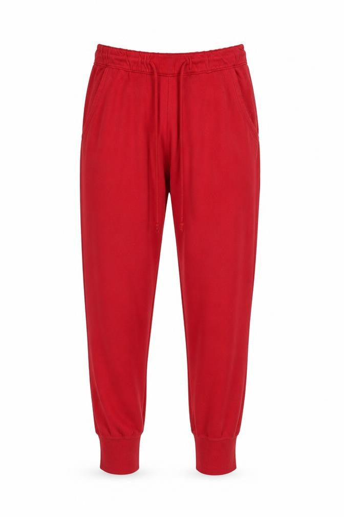 Front view of Hollister Women Red XS Jogger Sweatpants Polyester Blend