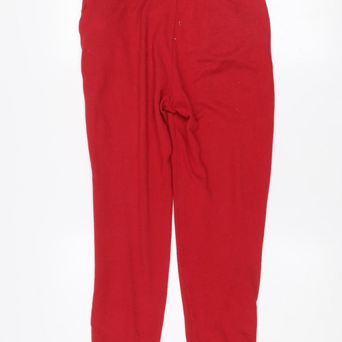 Hollister Women Red XS Jogger Sweatpants Polyester Blend
