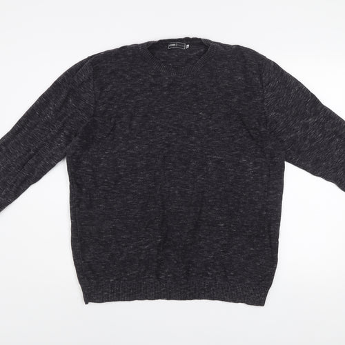 Jack & Jones Mens Grey Cotton Crew Neck XL Jumper