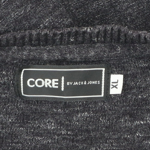 Jack & Jones Mens Grey Cotton Crew Neck XL Jumper
