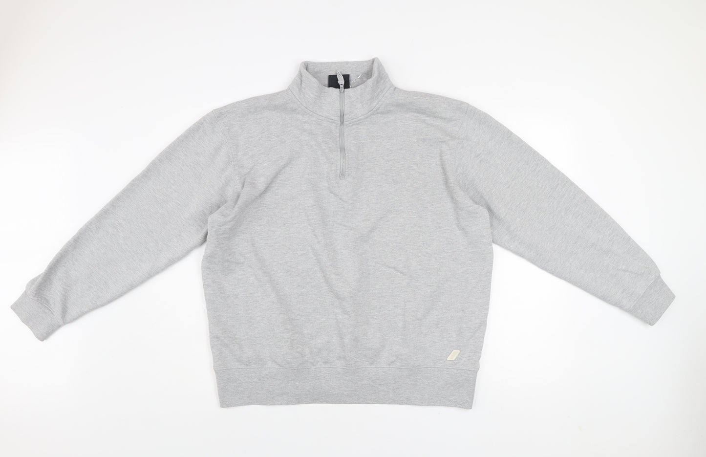 Zara Athleticz Men's Grey 1/4 Zip Sweatshirt XL Classic Fit
