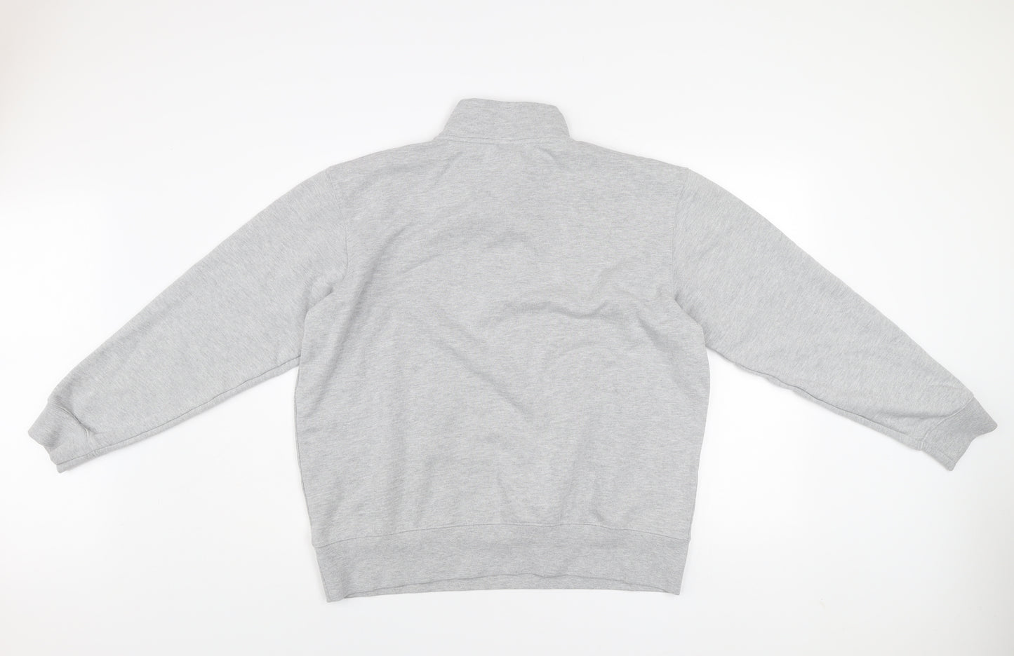 Zara Athleticz Men's Grey 1/4 Zip Sweatshirt XL Classic Fit