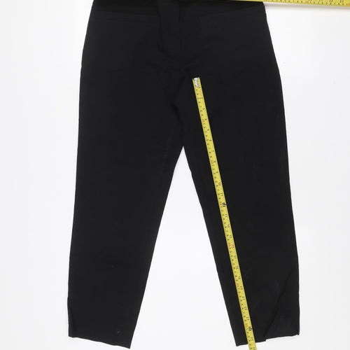 H&M Men’s Black Slim Fit Chino Trousers Size L 32in Waist