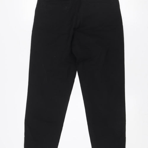 H&M Men’s Black Slim Fit Chino Trousers Size L 32in Waist