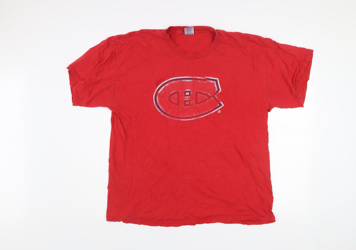 Tennessee River Men's Red XL Vintage Sports Logo Cotton T-Shirt