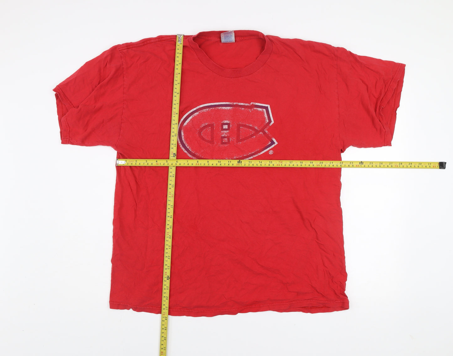 Tennessee River Men's Red XL Vintage Sports Logo Cotton T-Shirt