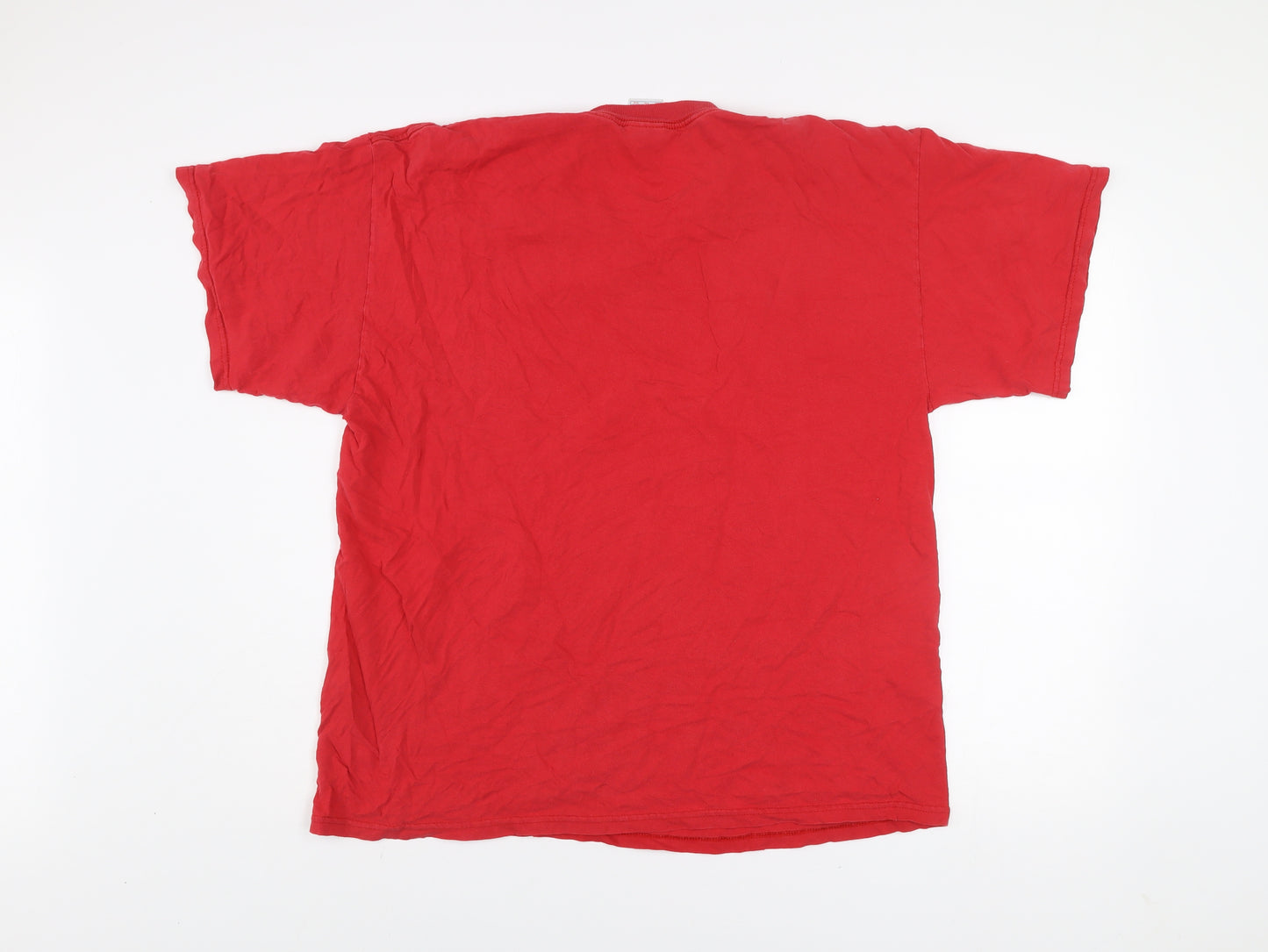 Tennessee River Men's Red XL Vintage Sports Logo Cotton T-Shirt