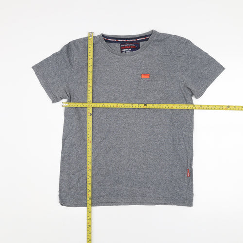Paraffin Men's Grey Short Sleeve Crew Neck T-Shirt Size M