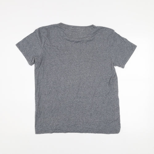 Paraffin Men's Grey Short Sleeve Crew Neck T-Shirt Size M