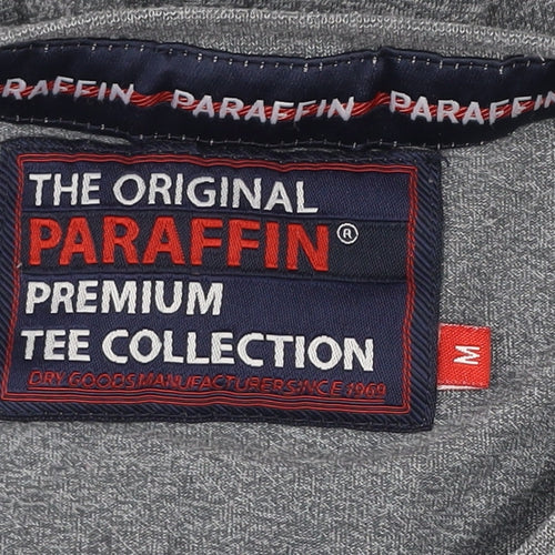 Paraffin Men's Grey Short Sleeve Crew Neck T-Shirt Size M