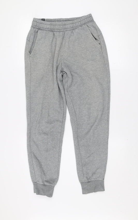 Puma Men's Grey Jogger Sweatpants Size S Stretch Cotton Blend