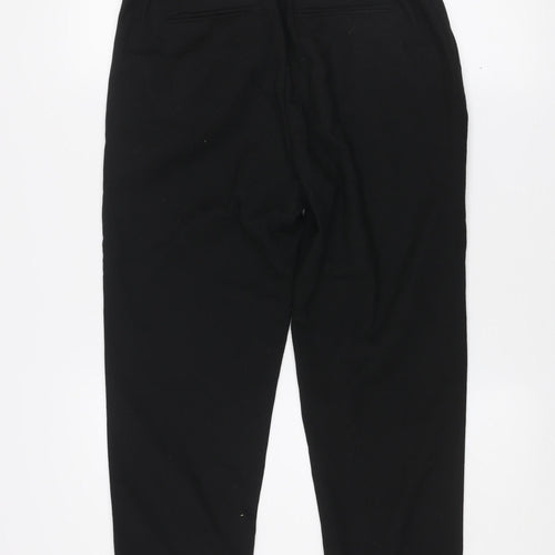 ONLY Womens Black Paperbag Belted Tailored Trousers Size S