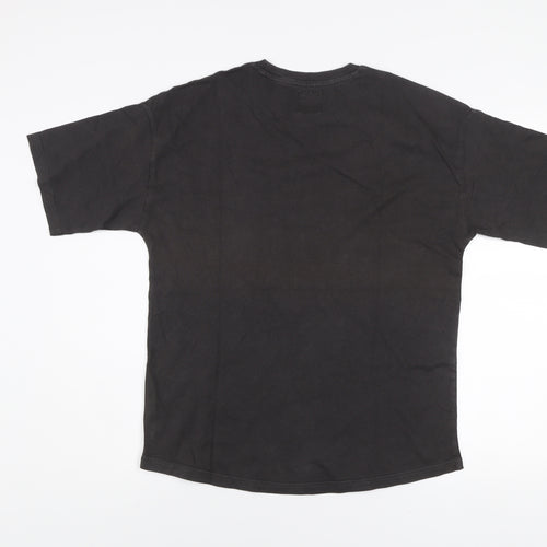 Disney Mickey Mouse Men's Black Graphic T-Shirt XS Cotton