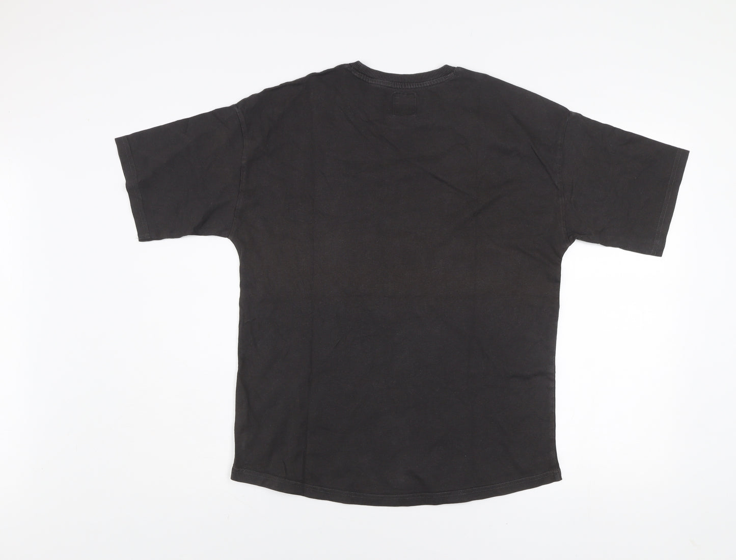 Disney Mickey Mouse Men's Black Graphic T-Shirt XS Cotton