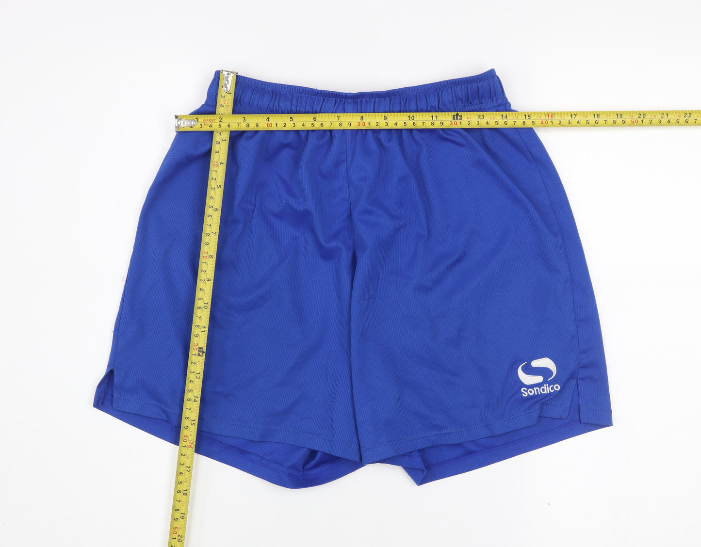 Sondico Men's Blue Small Athletic Quick Dry Gym Shorts