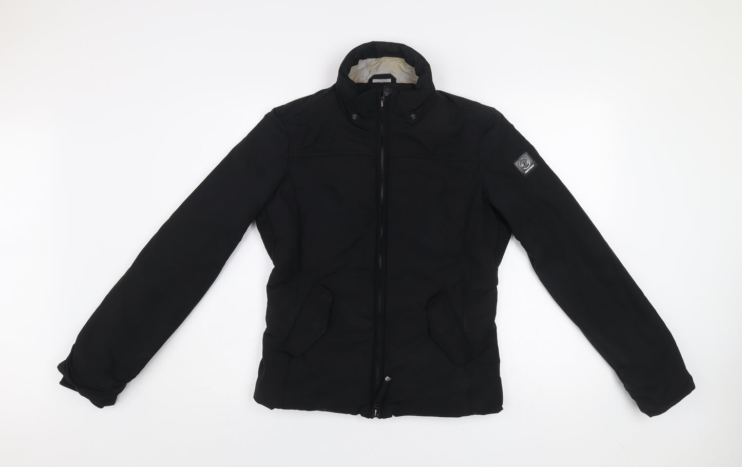Murphy&Nye Women's Black Softshell Bomber Jacket Size S