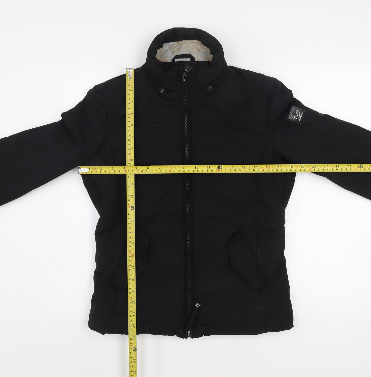 Murphy&Nye Women's Black Softshell Bomber Jacket Size S