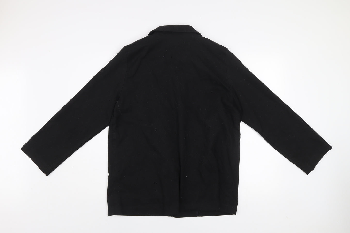 Monki Unisex Black Cotton Blazer Jacket Medium Classic Fit