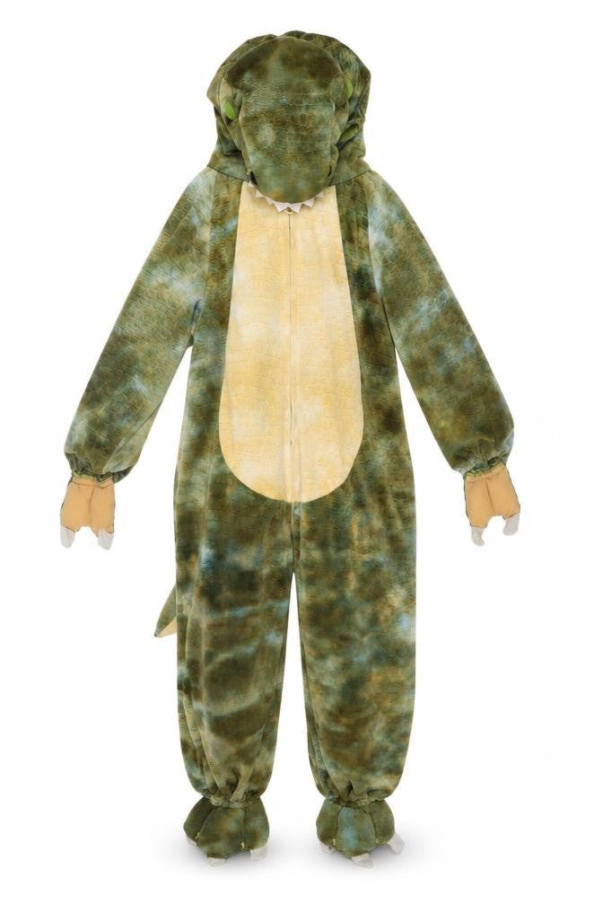 Natural History Museum Boys Green Dinosaur One Piece Hooded Nightwear 3-5 Years