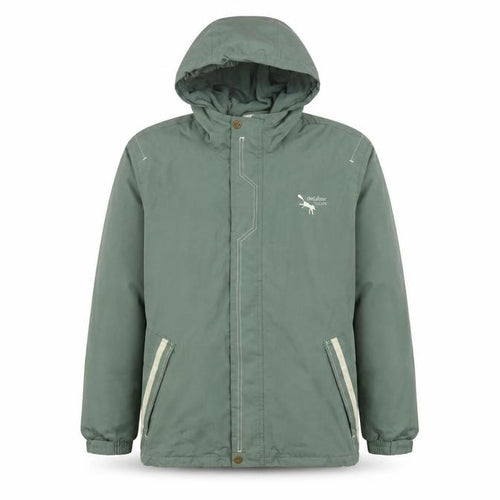 Outdoor Scene Boys Green Hooded Parka Jacket Age 12 Years Waterproof Fleece Lined
