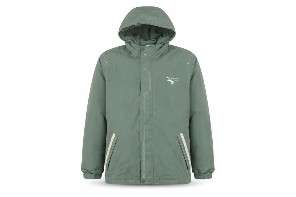 Outdoor Scene Boys Green Hooded Parka Jacket Age 12 Years Waterproof Fleece Lined