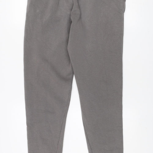 Status Mens Grey Medium Jogger Sweatpants with Side Stripe Detail