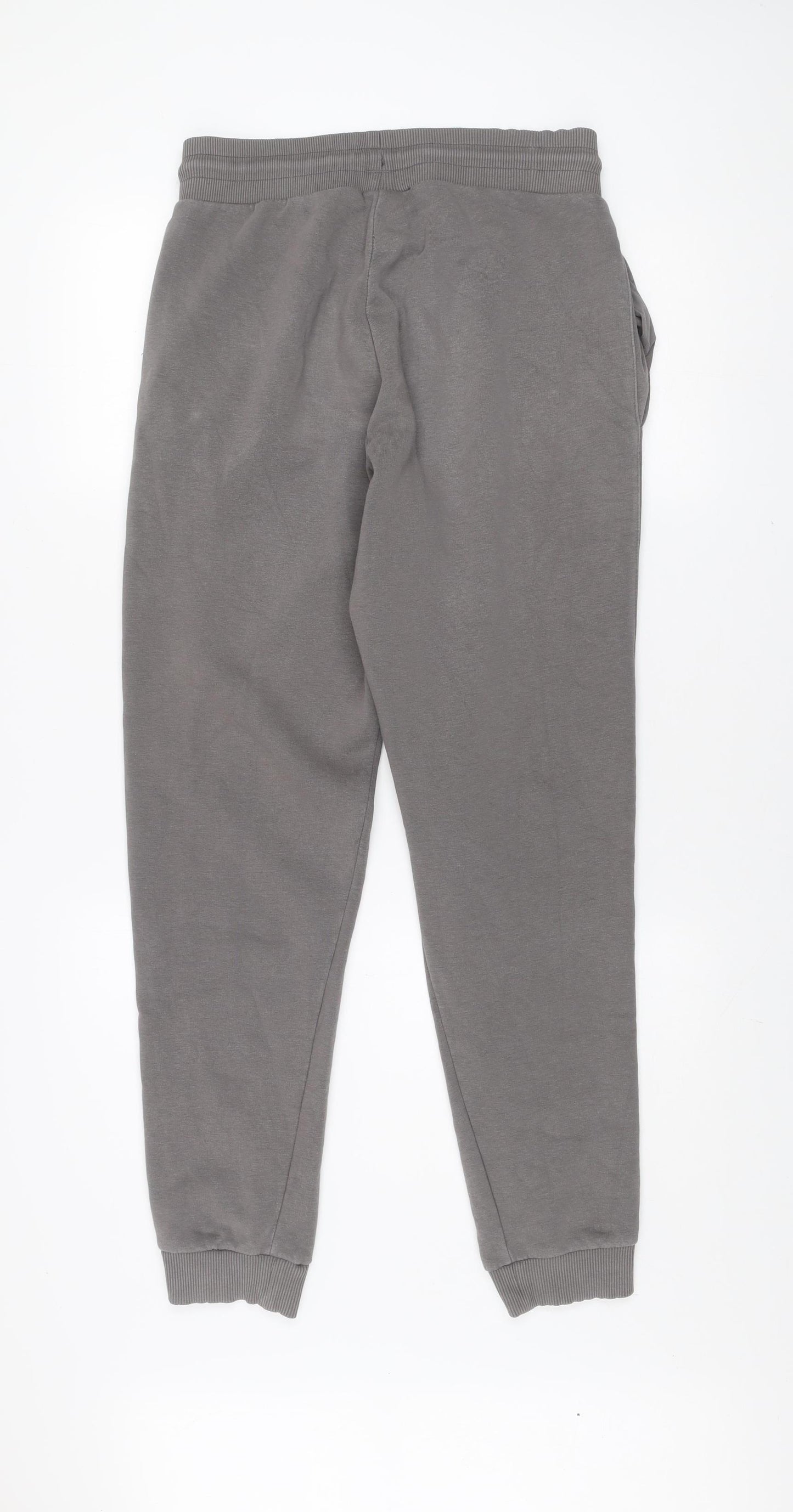 Status Mens Grey Medium Jogger Sweatpants with Side Stripe Detail