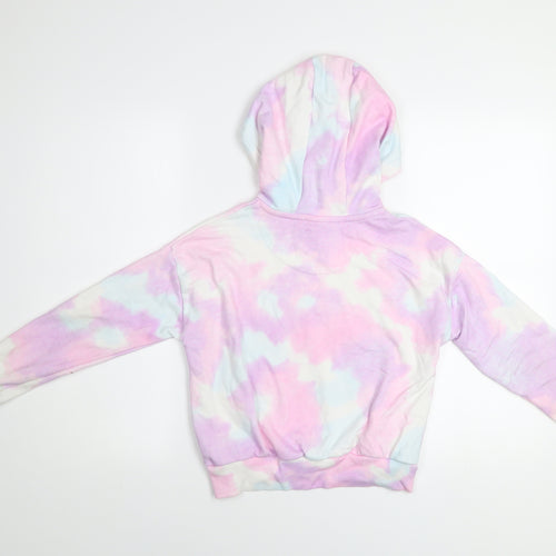 Disney Girls Multicoloured Tie Dye Stitch Pullover Hoodie 10-11 Years
