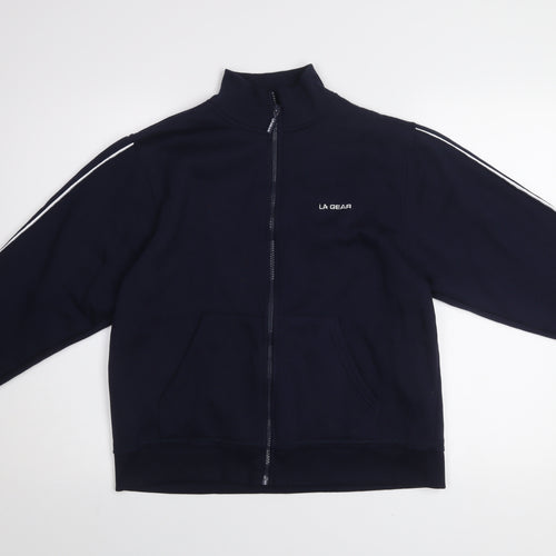 LA Gear Women's Blue Full Zip Fleece Jacket Size 14