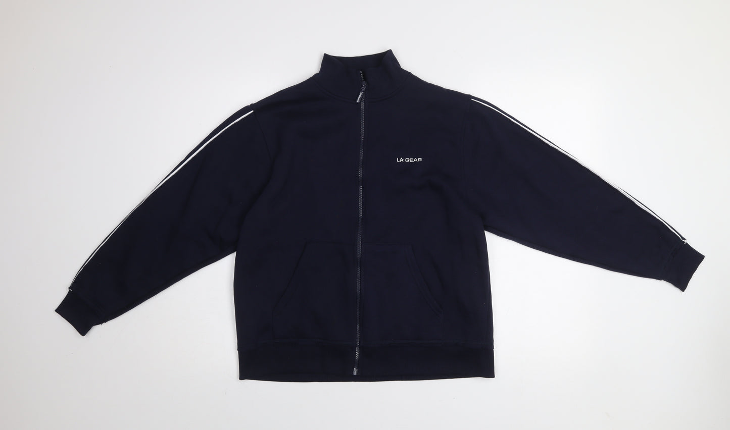LA Gear Women's Blue Full Zip Fleece Jacket Size 14
