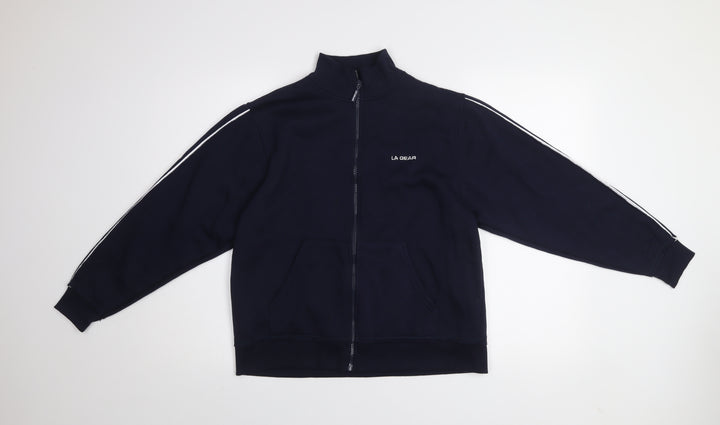 LA Gear Women's Blue Full Zip Fleece Jacket Size 14