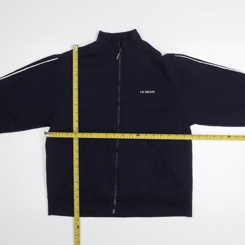 LA Gear Women's Blue Full Zip Fleece Jacket Size 14