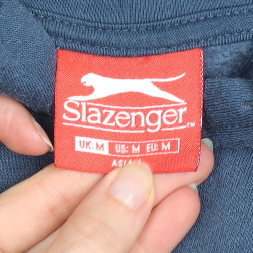 Slazenger Men's Blue Pullover Hoodie Size M Regular Fit