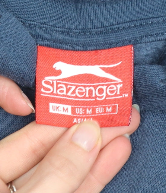 Slazenger Men's Blue Pullover Hoodie Size M Regular Fit