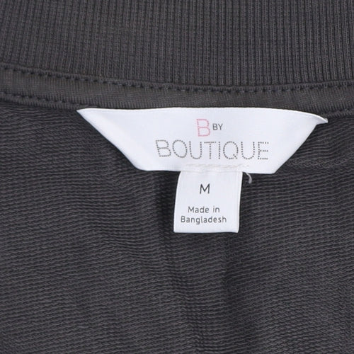 Marks and Spencer Women Grey Ombre V-Neck Pullover Sweatshirt M