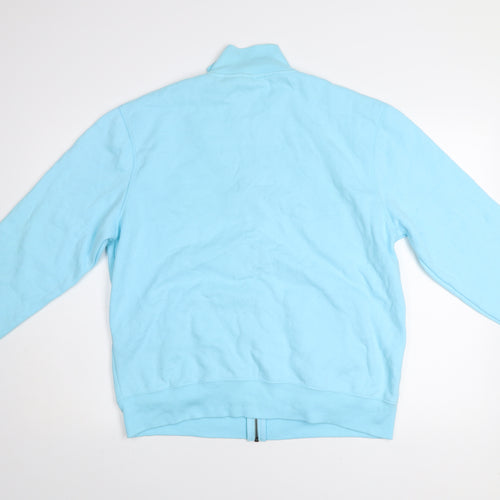 Blue 84 Women's Blue L Full Zip Casual Jersey Jacket
