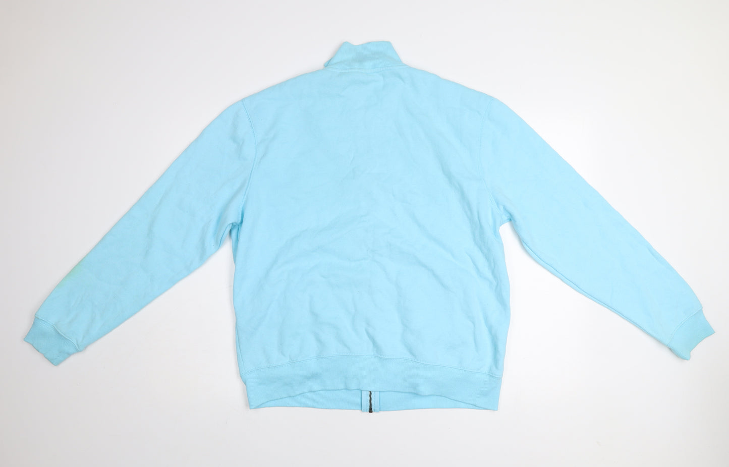 Blue 84 Women's Blue L Full Zip Casual Jersey Jacket