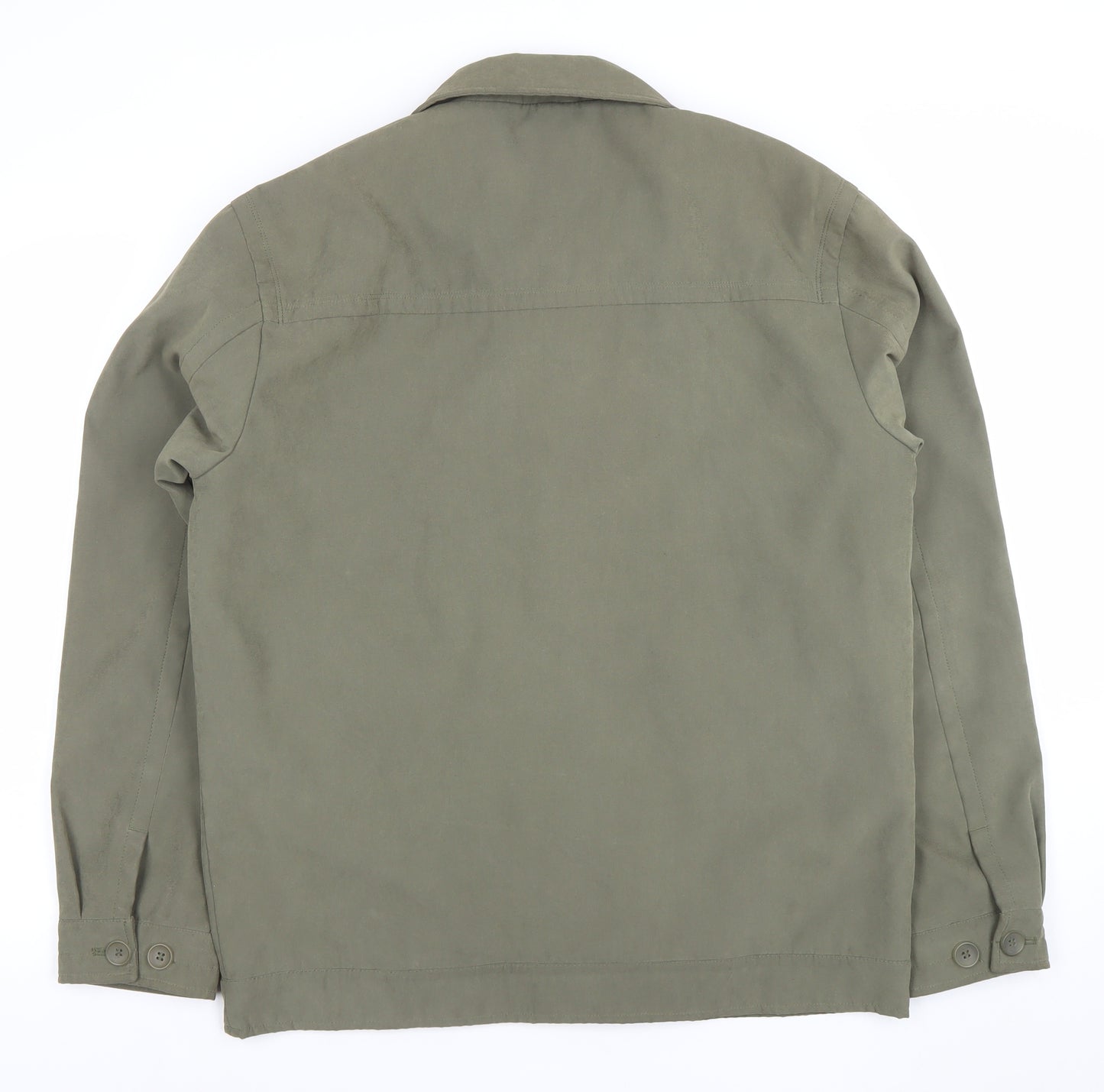 Greenwoods Men’s Green Polyester Casual Jacket Size M