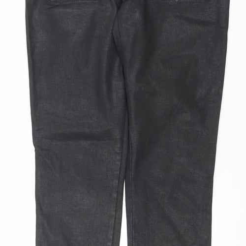 Diesel + Edun Women's Black Straight Denim Jeans Size 31 Regular Fit