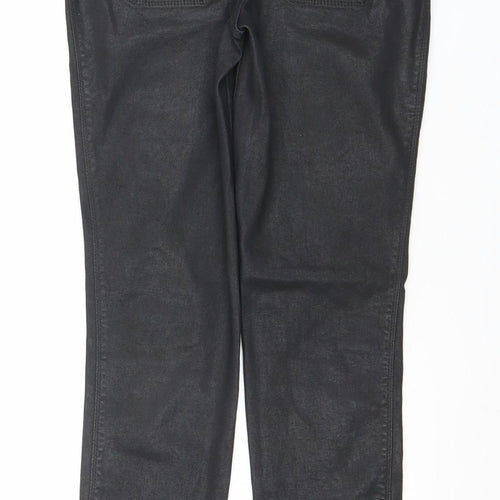 Diesel + Edun Women's Black Straight Denim Jeans Size 31 Regular Fit